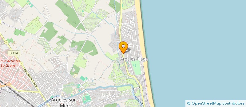 localisation de l'entreprise ALBERNY à ARGELES-SUR-MER