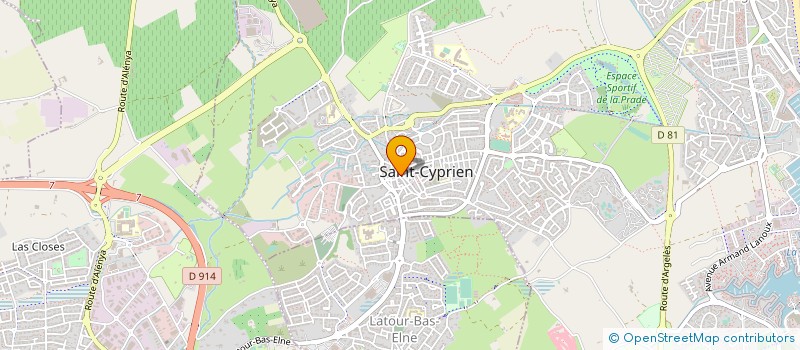 localisation de l'entreprise ALBEROY  SAINT-CYPRIEN