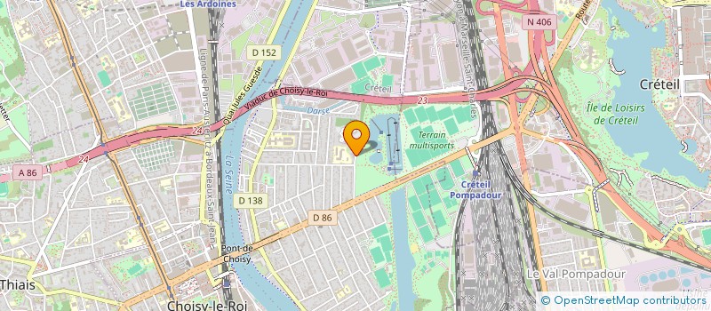 localisation de l'entreprise ALBERSAM à CHOISY-LE-ROI