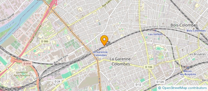 localisation de l'entreprise ALBERT 1ER NO1  COLOMBES