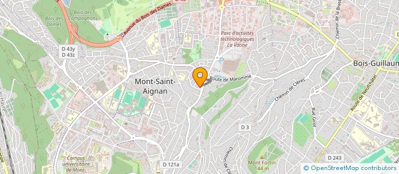 localisation de l'entreprise ALBERT 3  MONT-SAINT-AIGNAN