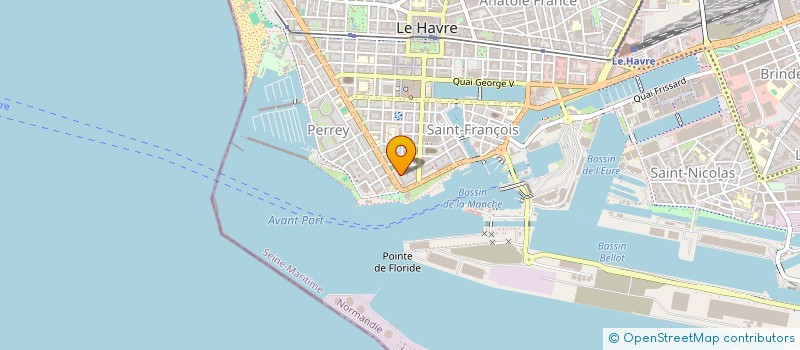 localisation de l'entreprise ALBERT 32 à LE HAVRE