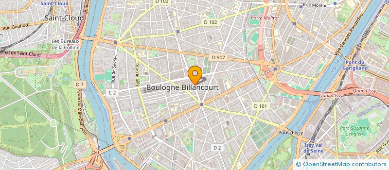 localisation de l'entreprise ALBERT à BOULOGNE-BILLANCOURT