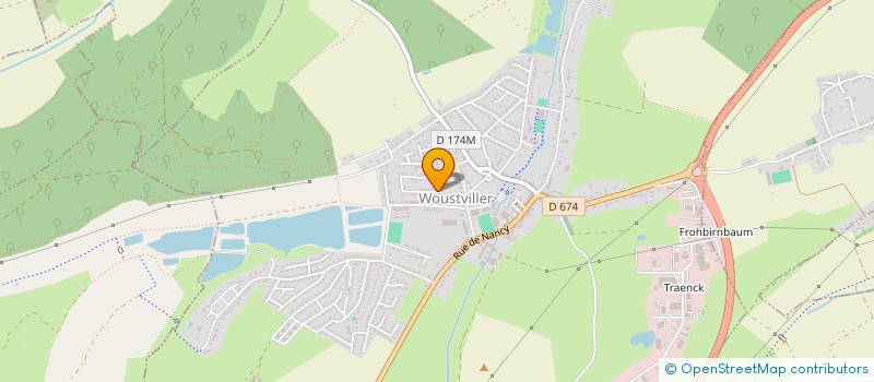localisation de l'entreprise ALBERT à WOUSTVILLER