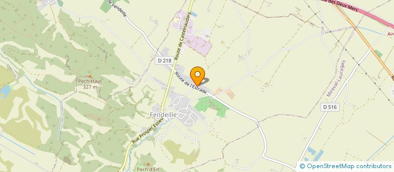 localisation de l'entreprise ALBERT  FENDEILLE