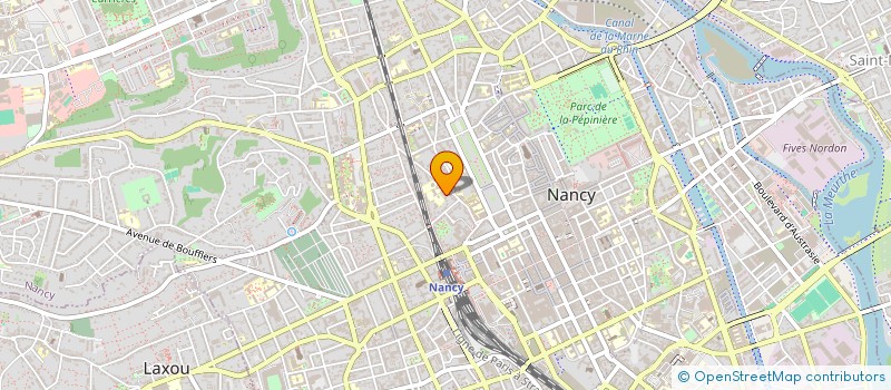 localisation de l'entreprise ALBERT  NANCY