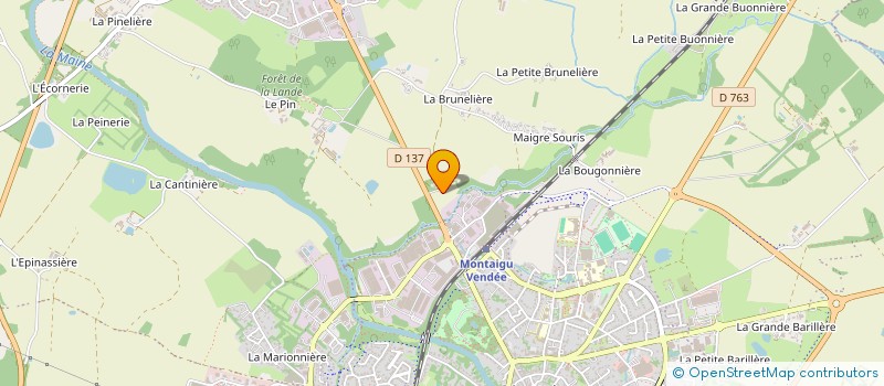 localisation de l'entreprise ALBERT à MONTAIGU-VENDEE