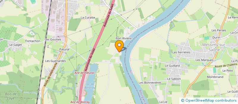 localisation de l'entreprise ALBERT à SAINT-GEORGES-DE-RENEINS
