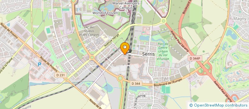 localisation de l'entreprise ALBERT  SERRIS