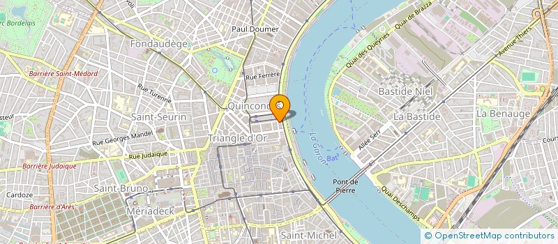 localisation de l'entreprise ALBERT  BORDEAUX