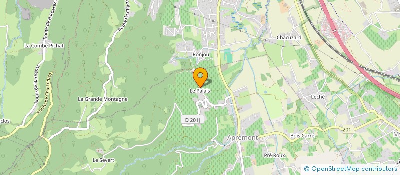 localisation de l'entreprise ALBERT  APREMONT