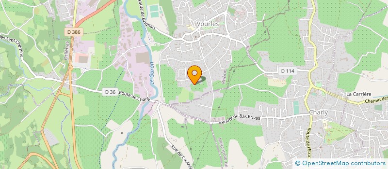 localisation de l'entreprise ALBERT CONSULTING  VOURLES