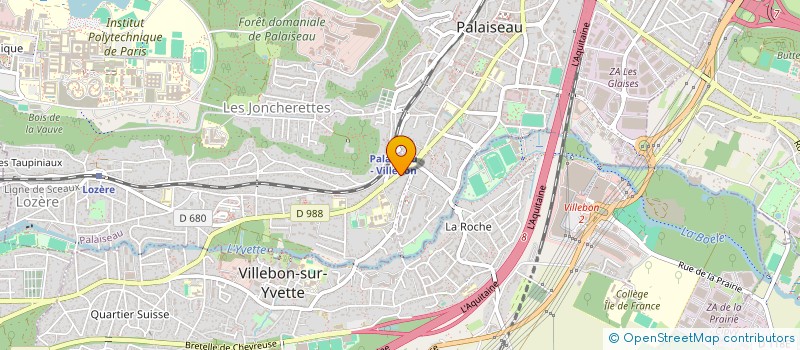 localisation de l'entreprise ALBERT EINSTEIN  PALAISEAU