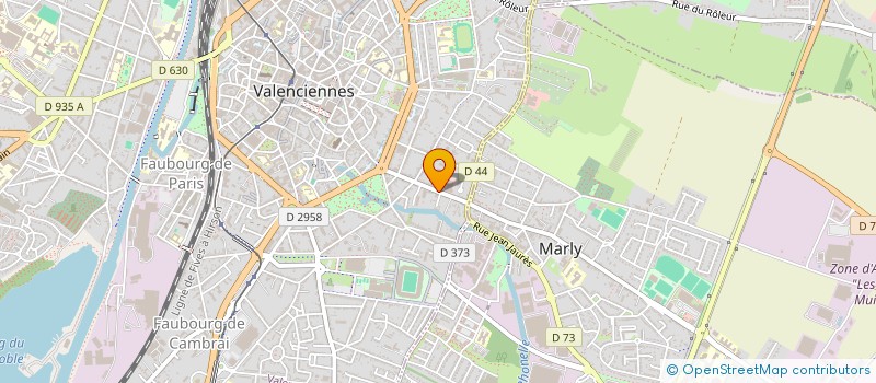 localisation de l'entreprise ALBERT ELLIS  VALENCIENNES