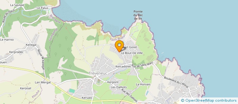 localisation de l'entreprise ALBERT ET CAMUS à SAINT-QUAY-PORTRIEUX