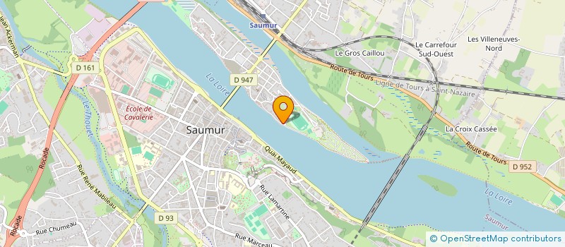 localisation de l'entreprise ALBERT ET CONSTANCE  SAUMUR