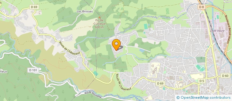 localisation de l'entreprise ALBERT ET SIMONE  MONTBRISON