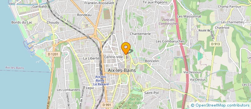 localisation de l'entreprise ALBERT EXPANSION  AIX-LES-BAINS