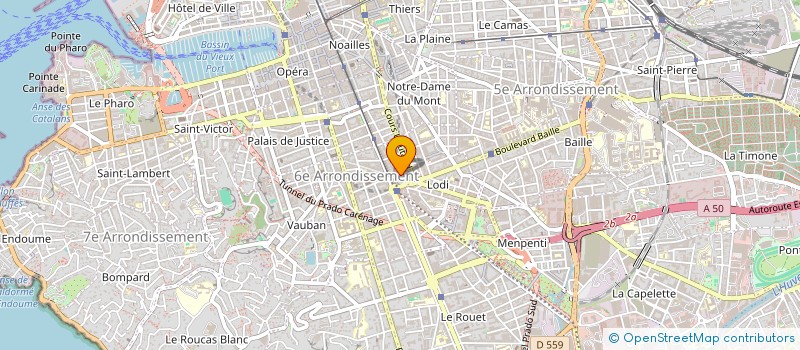 localisation de l'entreprise ALBERT FERRARI à MARSEILLE