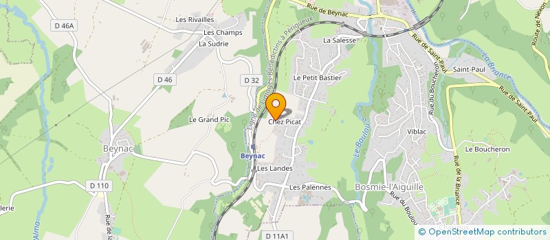 localisation de l'entreprise ALBERT FERRASSE TRANSPORTS AQUINTER à BOSMIE-L AIGUILLE