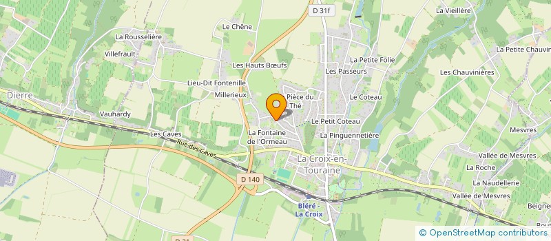 localisation de l'entreprise ALBERT HENRI à LA CROIX-EN-TOURAINE