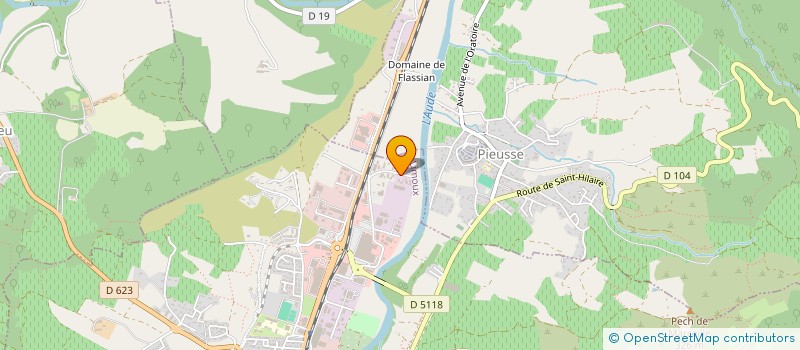 localisation de l'entreprise ALBERT INVEST  LIMOUX