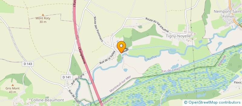 localisation de l'entreprise ALBERT LECERF  NEMPONT-SAINT-FIRMIN