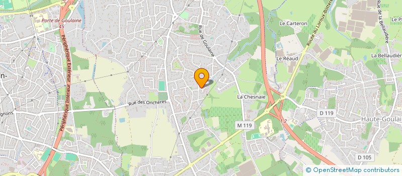 localisation de l'entreprise ALBERT LUDOVIC SARL  BASSE-GOULAINE