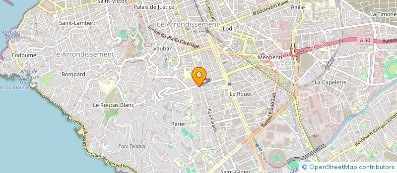 localisation de l'entreprise ALBERT PAUL & BRETHEAU DENIS à MARSEILLE