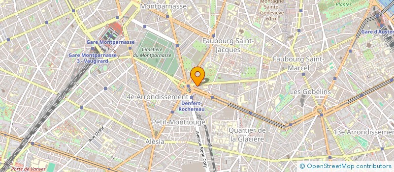 localisation de l'entreprise ALBERTE POIRRIER  PARIS