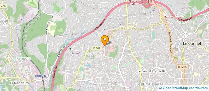 localisation de l'entreprise ALBERTI SECURITE DISTRIBUTION à LE CANNET