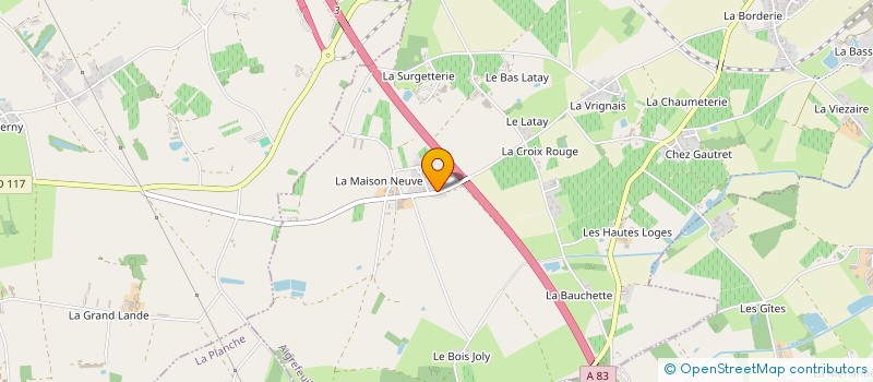 localisation de l'entreprise ALBERTINE  AIGREFEUILLE-SUR-MAINE