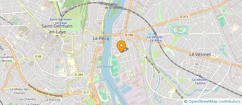 localisation de l'entreprise ALBERTINE  LE PECQ