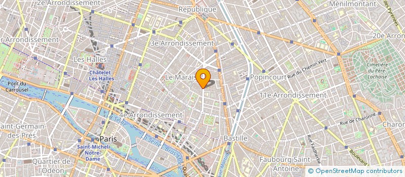 localisation de l'entreprise ALBERTINI  PARIS