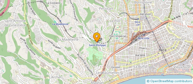 localisation de l'entreprise ALBERTINI à NICE