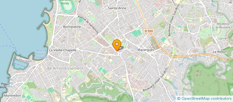 localisation de l'entreprise ALBERTINI CALIFORNIE à MARSEILLE