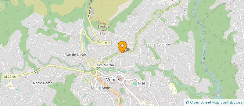 localisation de l'entreprise ALBERTINI PATRIMOINE  VENCE