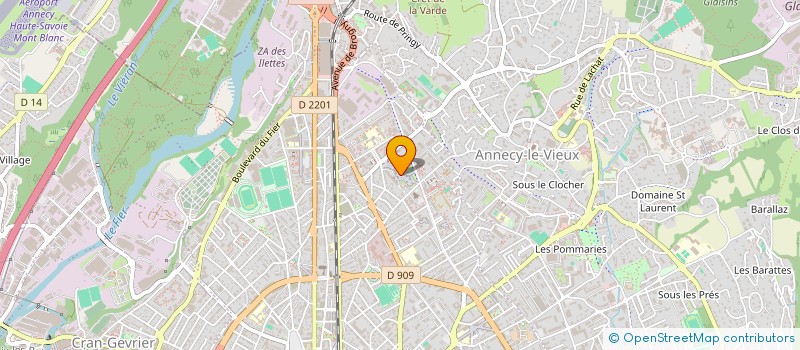 localisation de l'entreprise ALBERTO MUSIC à ANNECY