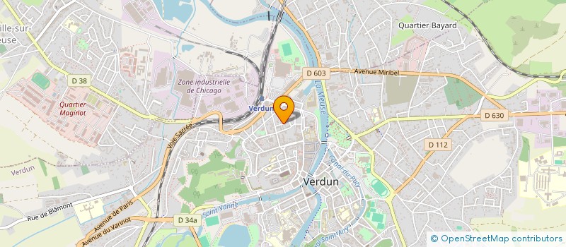 localisation de l'entreprise ALBERTUS  VERDUN