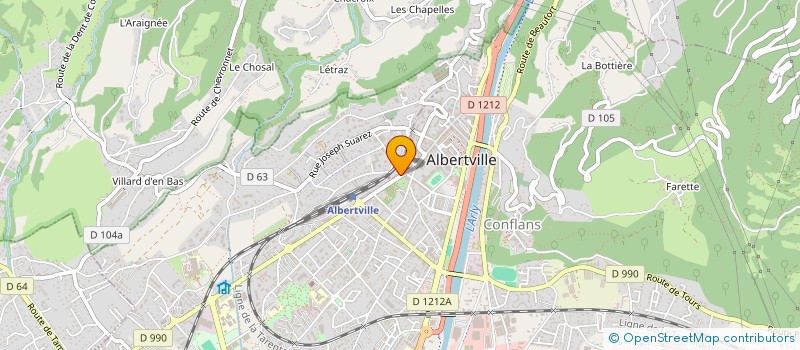 localisation de l'entreprise ALBERTVILLE à ALBERTVILLE