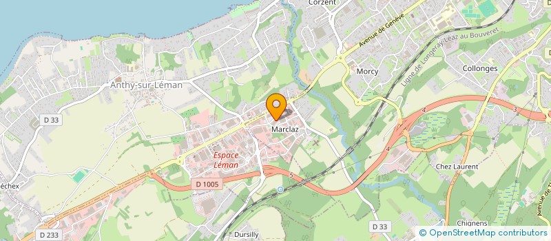 localisation de l'entreprise ALBERTVILLE EXPANSION à THONON-LES-BAINS