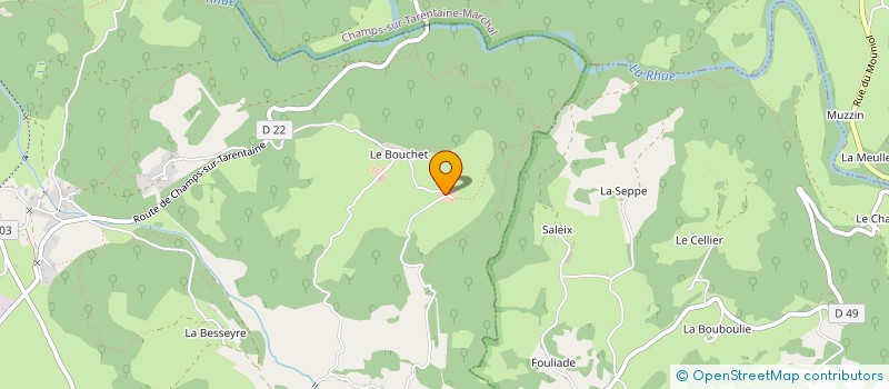 localisation de l'entreprise ALBESSARD IMMO à SAUVAT