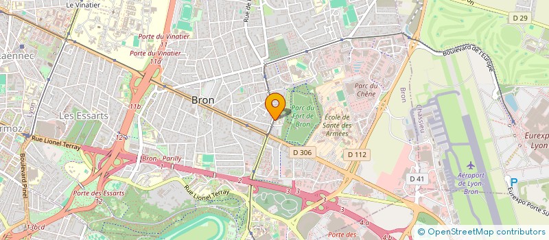 localisation de l'entreprise ALBEVIC  BRON