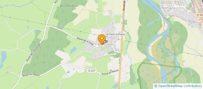 localisation de l'entreprise ALBHELO à BRESSOLLES