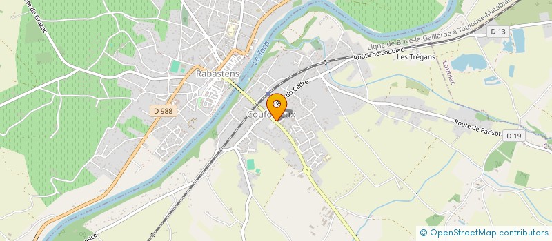 localisation de l'entreprise ALBI 2019 - RABASTENS-VIGNOBLE GAILLACOIS  COUFOULEUX