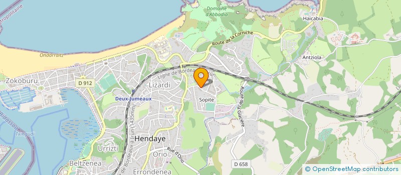localisation de l'entreprise ALBI à HENDAYE