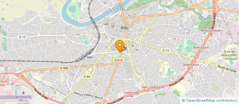 localisation de l'entreprise ALBI BERTHIER  ALBI