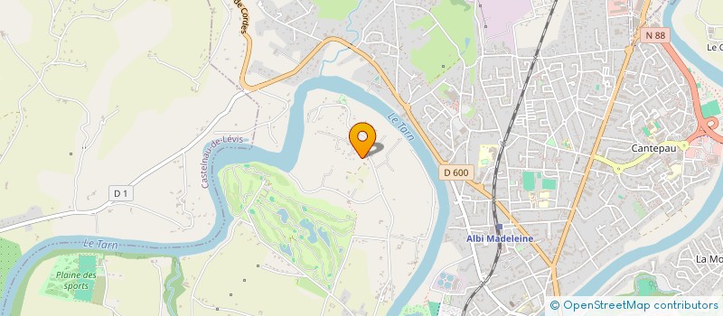 localisation de l'entreprise ALBI BOXE à ALBI