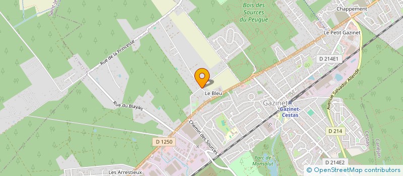 localisation de l'entreprise ALBI-GEST  PESSAC