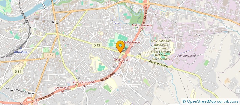 localisation de l'entreprise ALBI GLASS PRO à ALBI